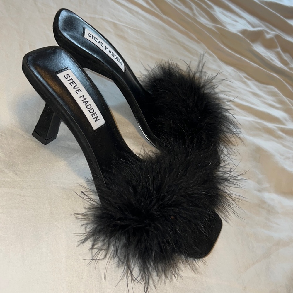 Fluffy heels